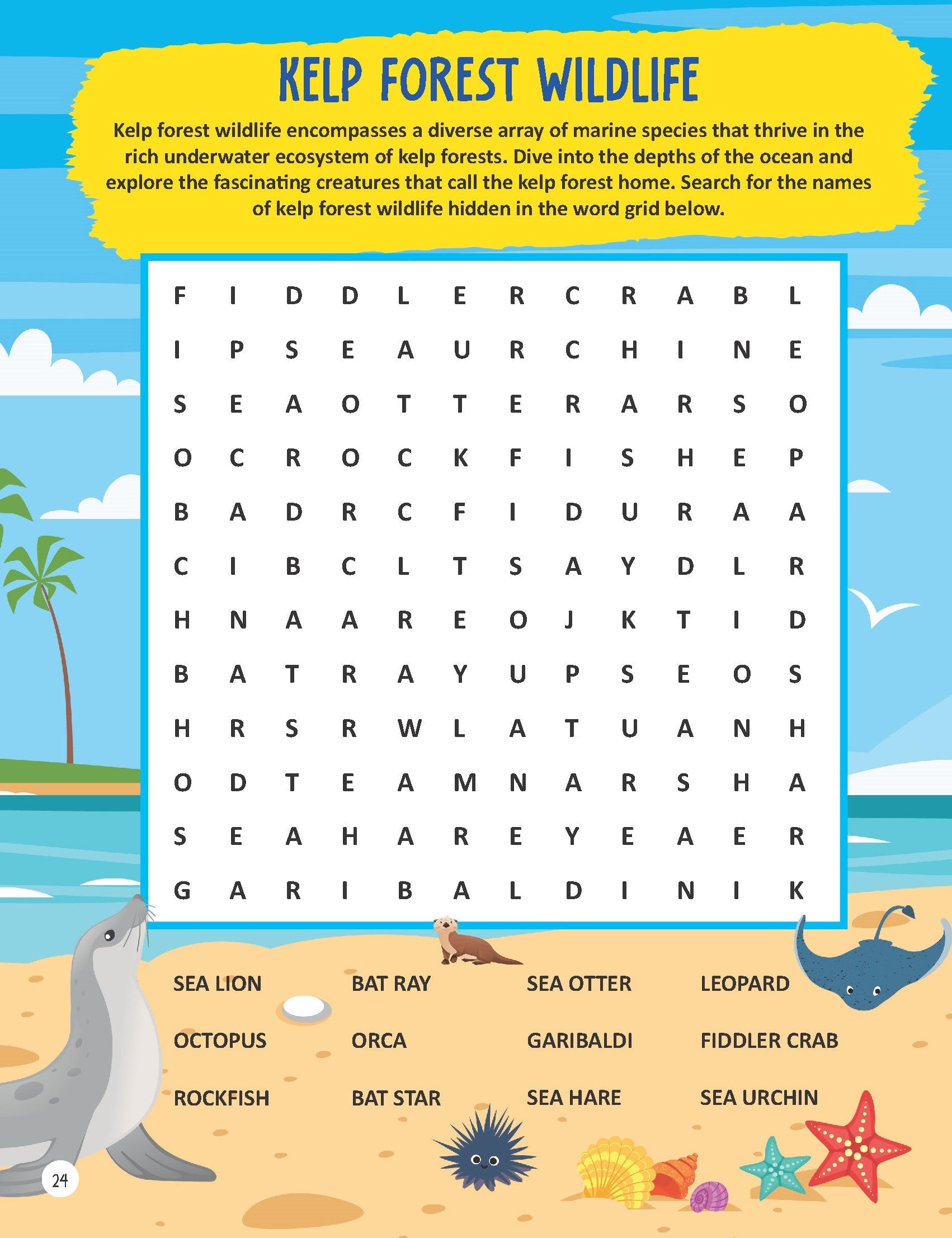 Dreamland Publications Underwater Expedition Activity Book for Kids Age 5 -10 years | Grab2Buy