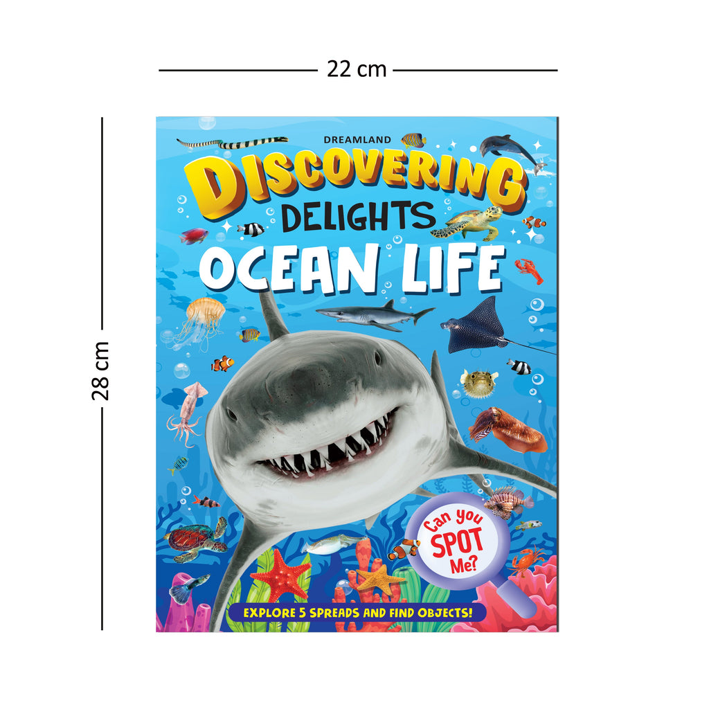 Dreamland Publications Ocean Life Discovering Delights Flap Book for Kids Age 4 - 10 years | Grab2Buy