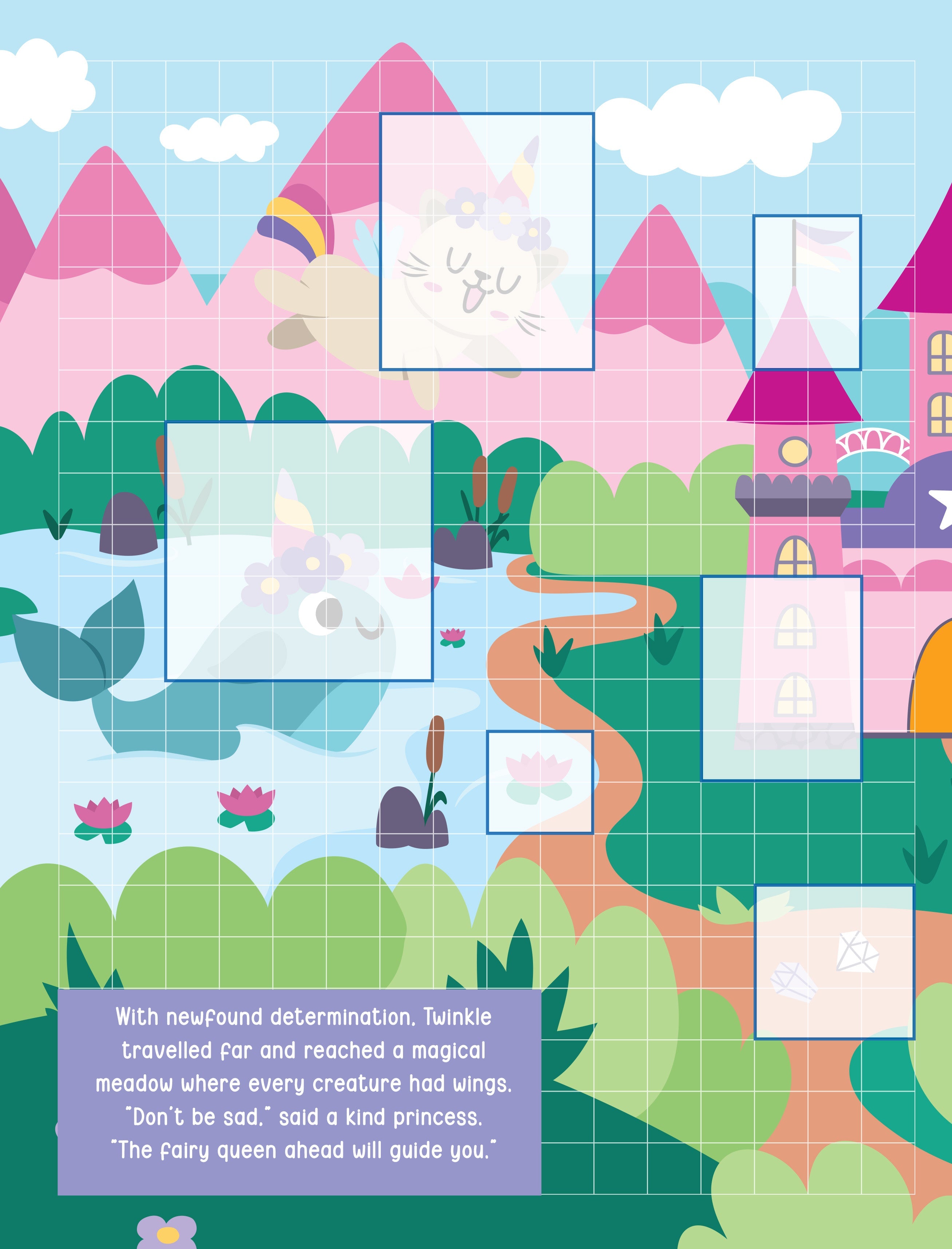 Dreamland Publications Pixel Sticker Activity Book: Twinkle's Dream – Over 1,400 Stickers for Kids Age 4+ | Magical Pixel Art Scenes, Sticker Puzzles | Grab2Buy
