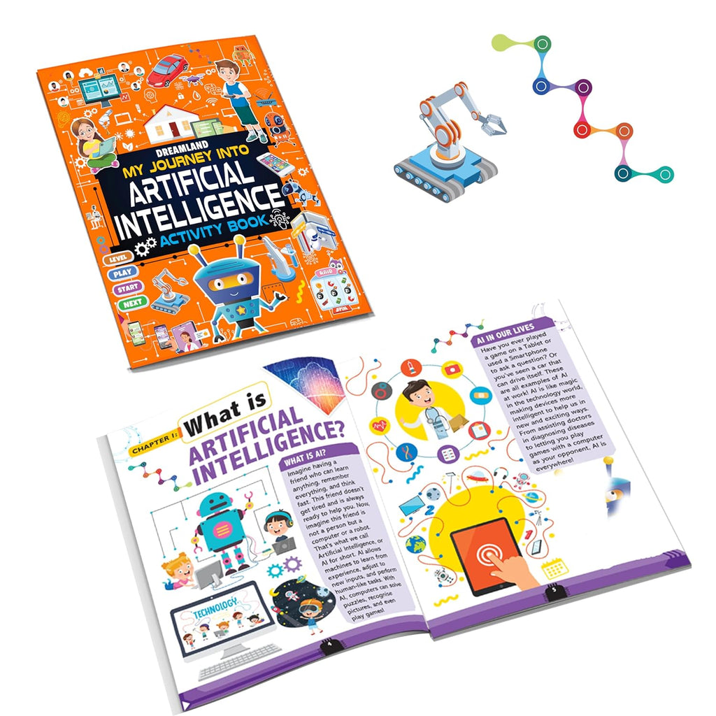 Dreamland Publications Digital Discovery Books Pack-- A Set of 3 Books - Artificial Intelligence, Robotics and Coding | With Fun Facts and Activities for Kids Age 6- 14 Years | Grab2Buy