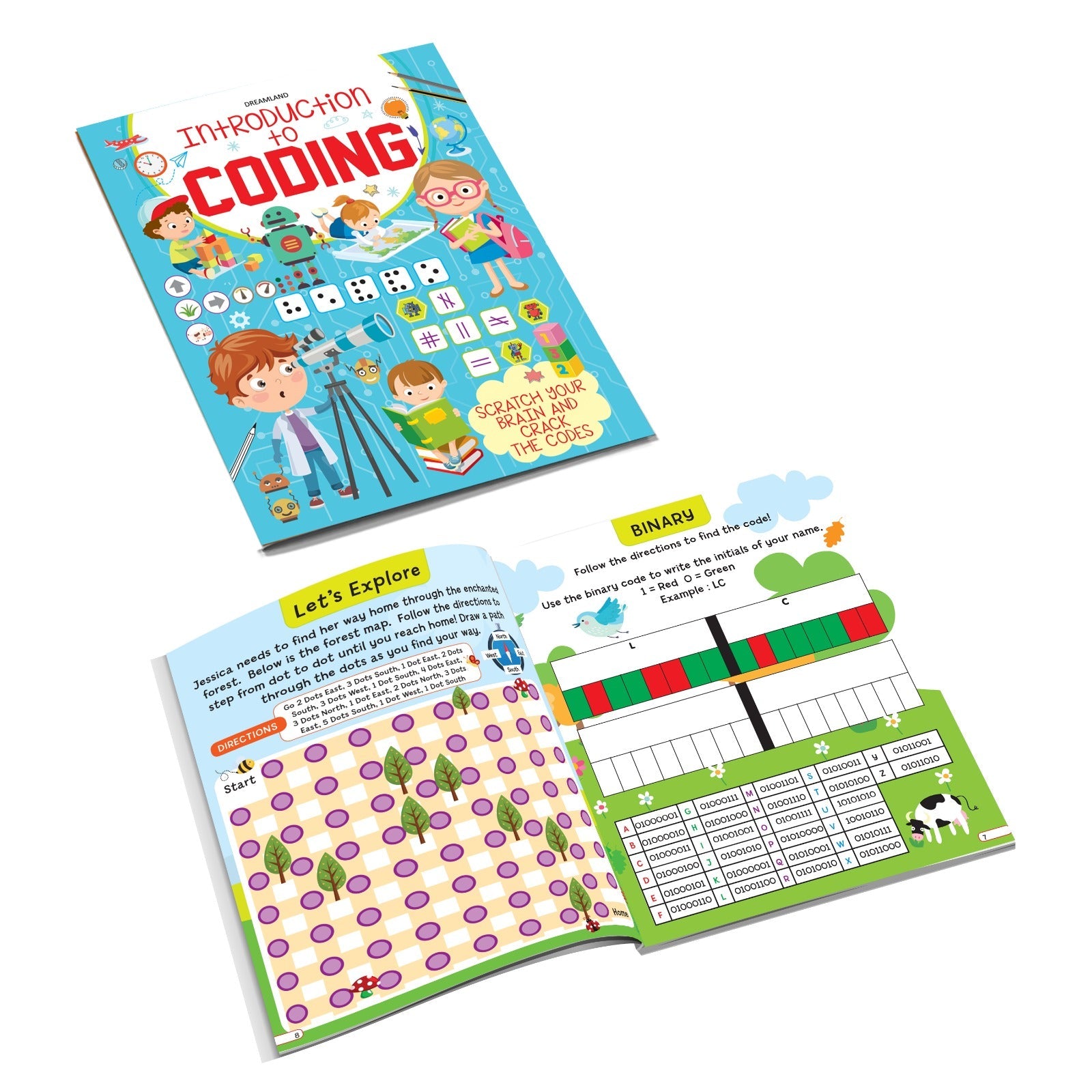 Dreamland Publications Digital Discovery Books Pack-- A Set of 3 Books - Artificial Intelligence, Robotics and Coding | With Fun Facts and Activities for Kids Age 6- 14 Years | Grab2Buy