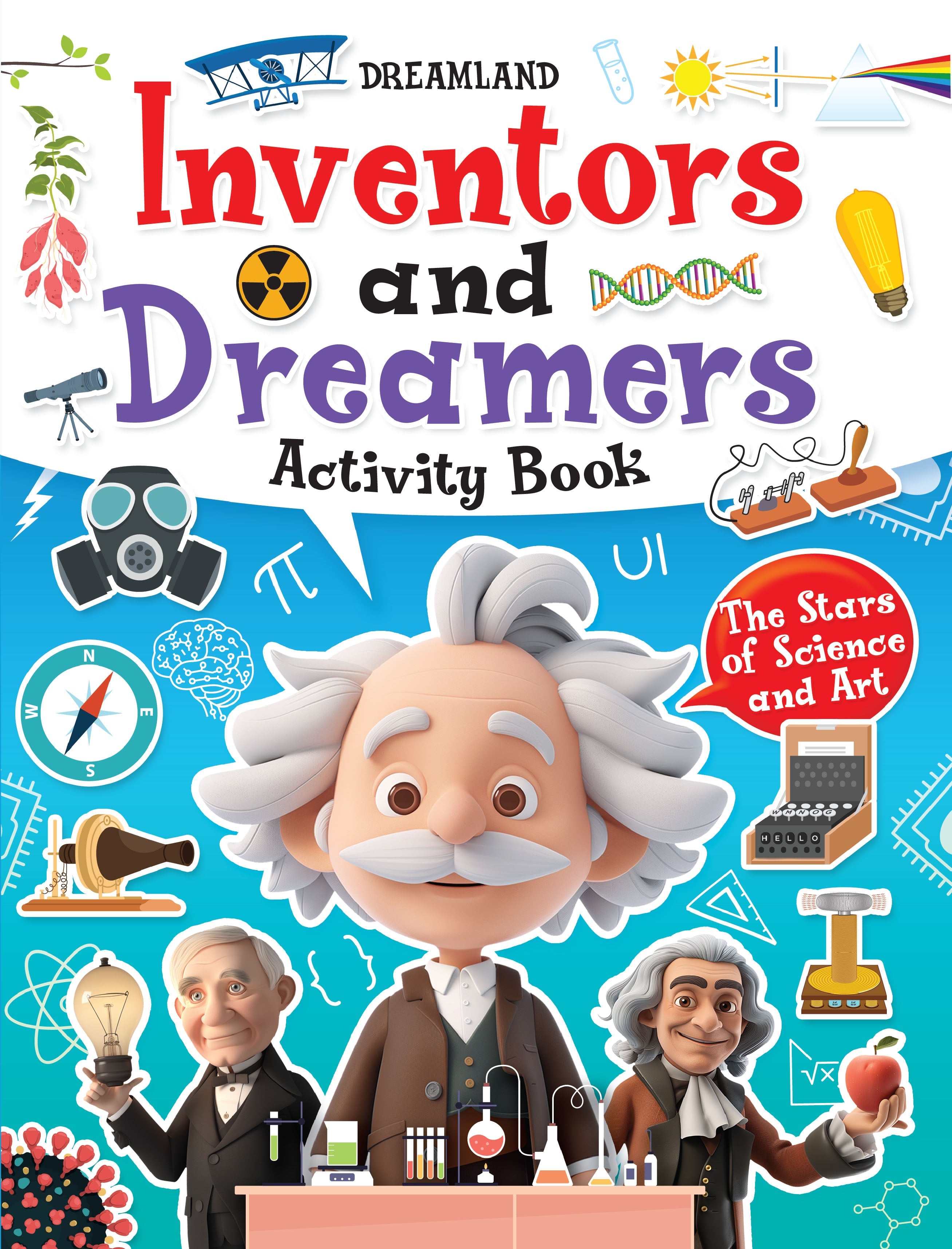 Dreamland Publications Inventors and Dreamers Activity Book for Kids 6–12: Fun Projects, Puzzles & Challenges to Spark Young Minds | Grab2Buy
