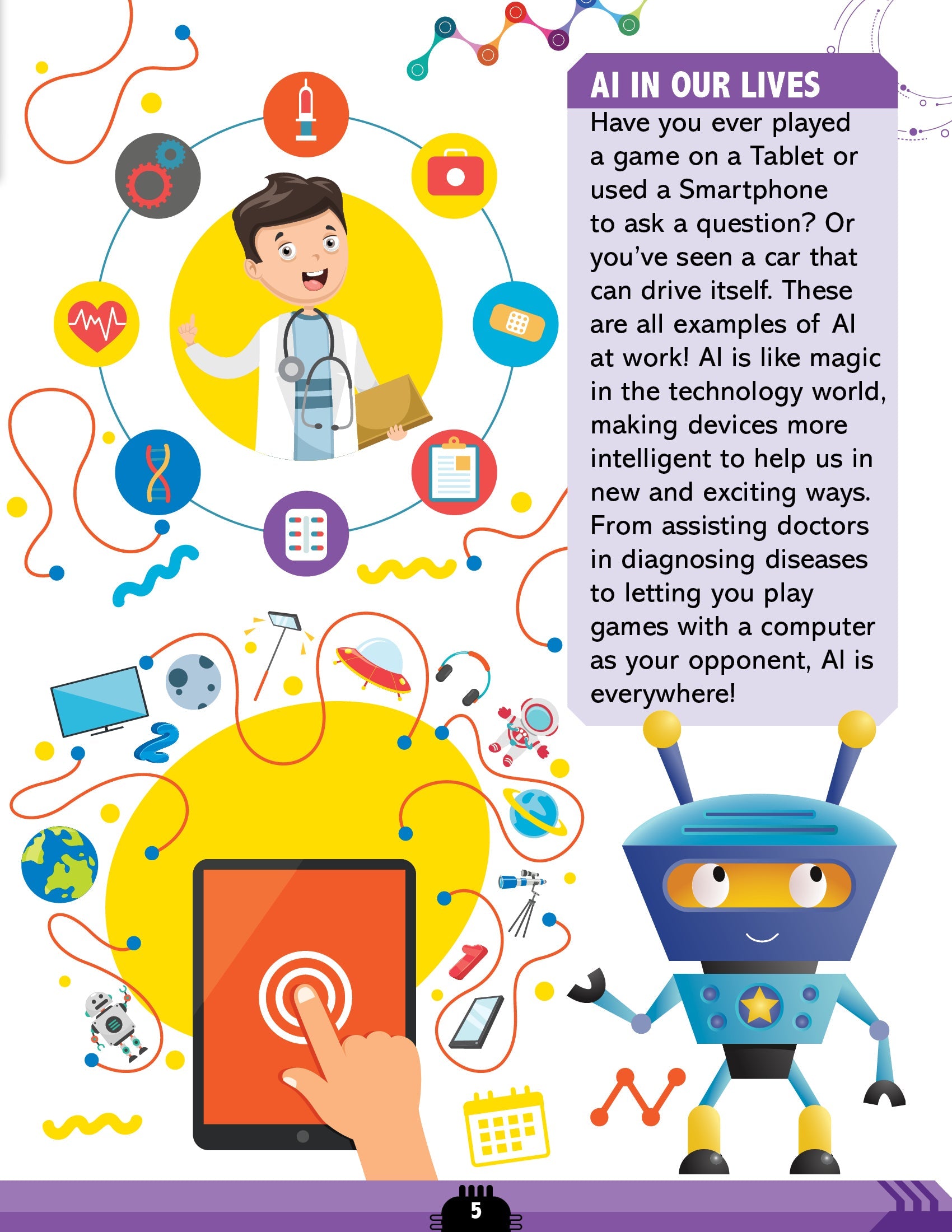 Dreamland Publications Artificial Intelligence Activity Book for Kids Age 7+ - Activities about AI, Computers and Machine Learning | Grab2Buy