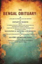 The Bengal Obituary: Or, A Record To Perpetuate The Memory Of Departed Worth, Being A Compilation - Gyan Books