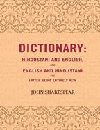 Dictionary: Hindustani and English, and English and Hindustani the latter being entirely new - Gyan Books