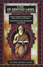 A Code Of Gentoo Laws,: Or, Ordinations Of The Pundits: From A Persian Translation, Made From The Original, - Gyan Books | Grab2Buy