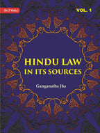Hindu Law in its Sources 1st - Gyan Books