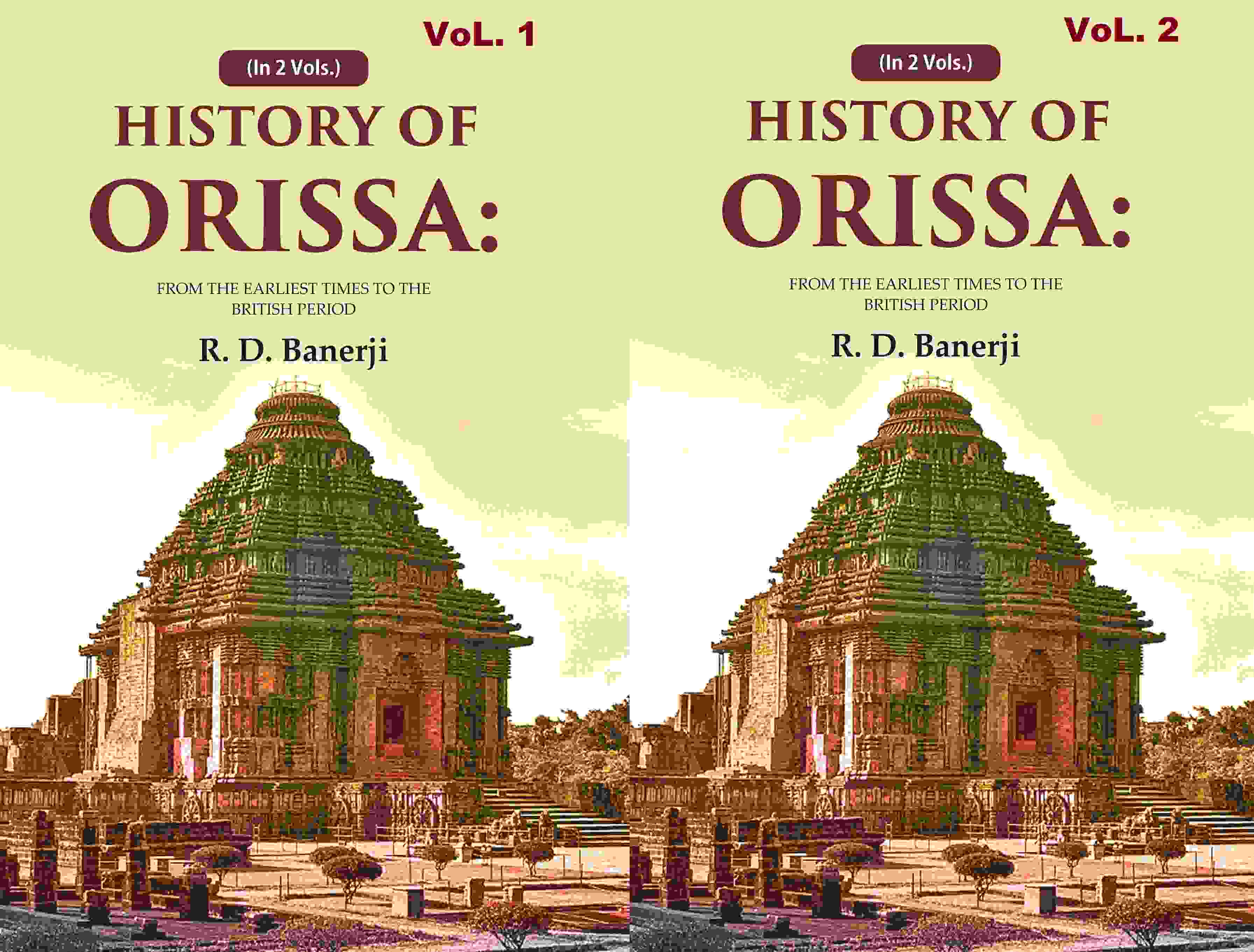 History of Orissa: From the Earliest Times to the British Period 2 Vols. Set - Gyan Books