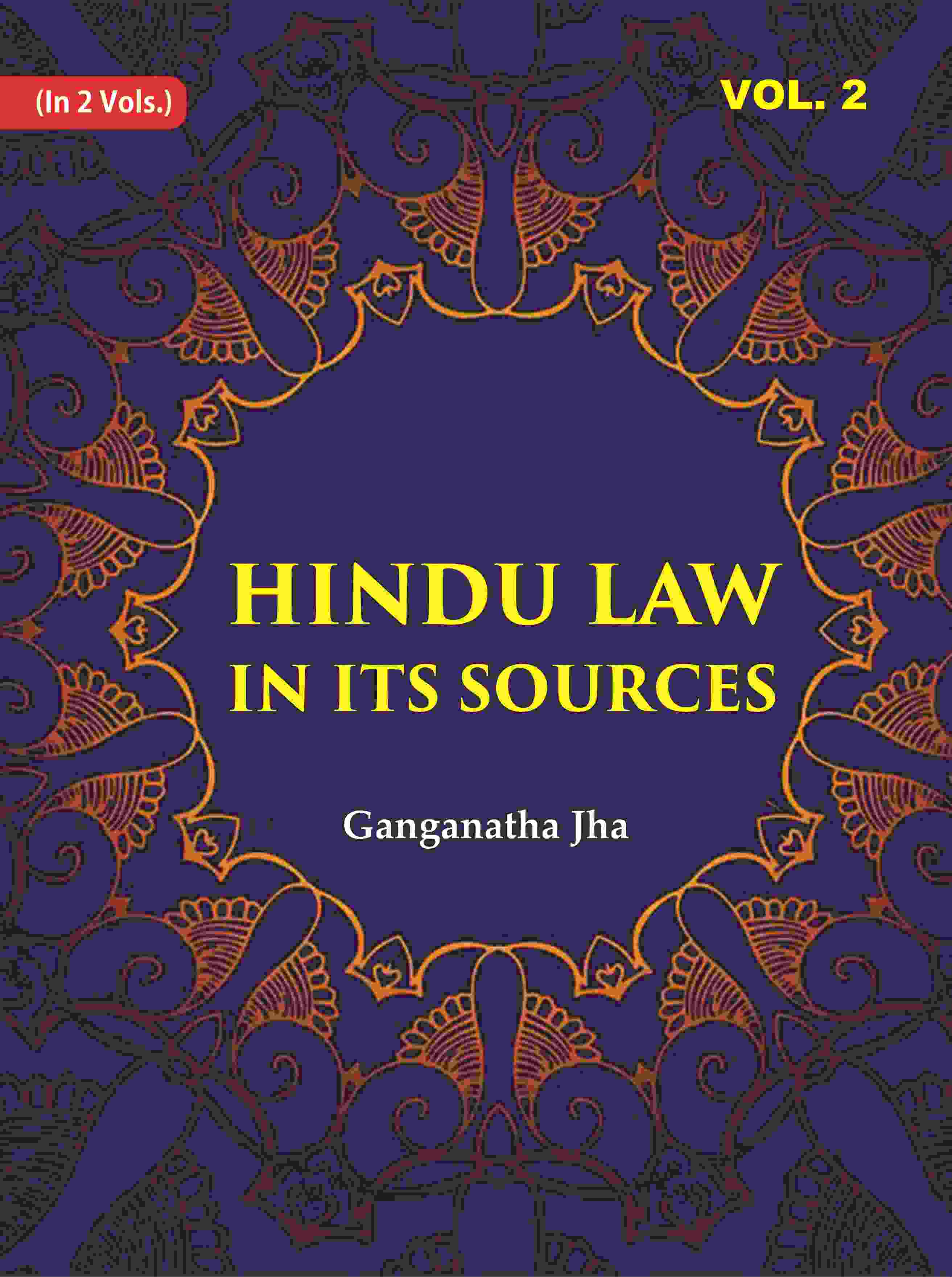Hindu Law in its Sources 2nd - Gyan Books