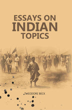 Essays On Indian Topics - Gyan Books