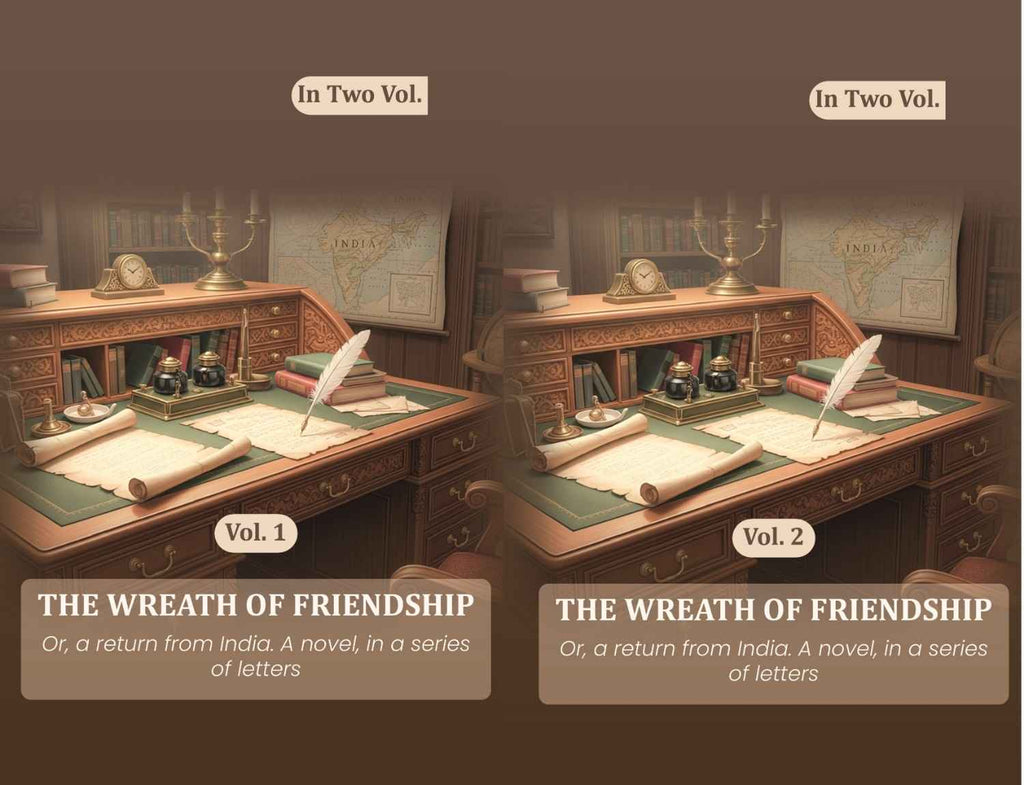 The wreath of friendship: Or, a return from India. A novel, in a series of letters (2 Vols. Set) - Gyan Books