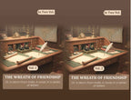 The wreath of friendship: Or, a return from India. A novel, in a series of letters (2 Vols. Set) - Gyan Books