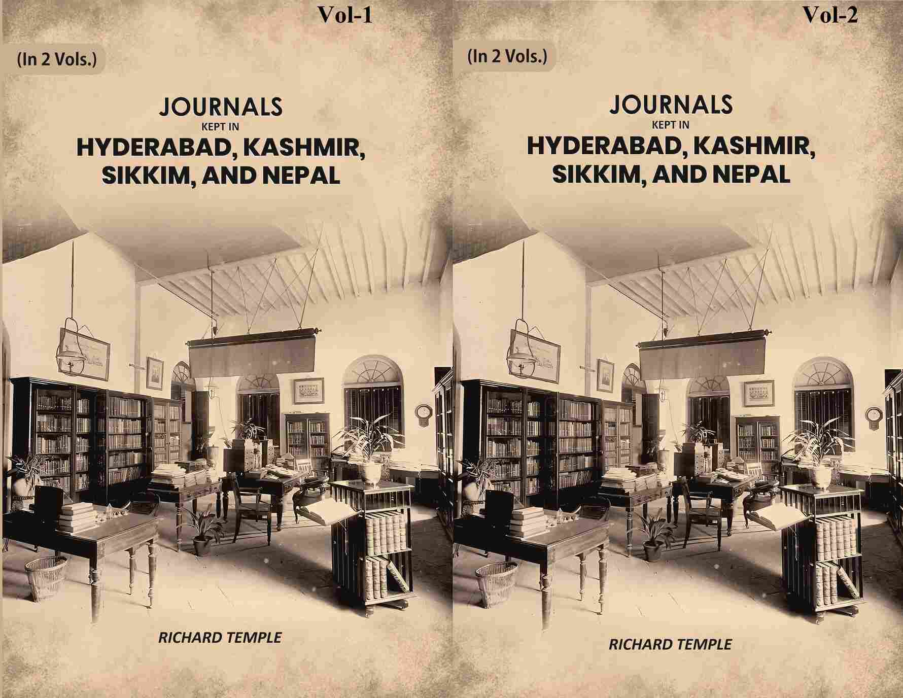 Journals Kept in Hyderabad, Kashmir, Sikkim, and Nepal (2 Vols. Set) - Gyan Books