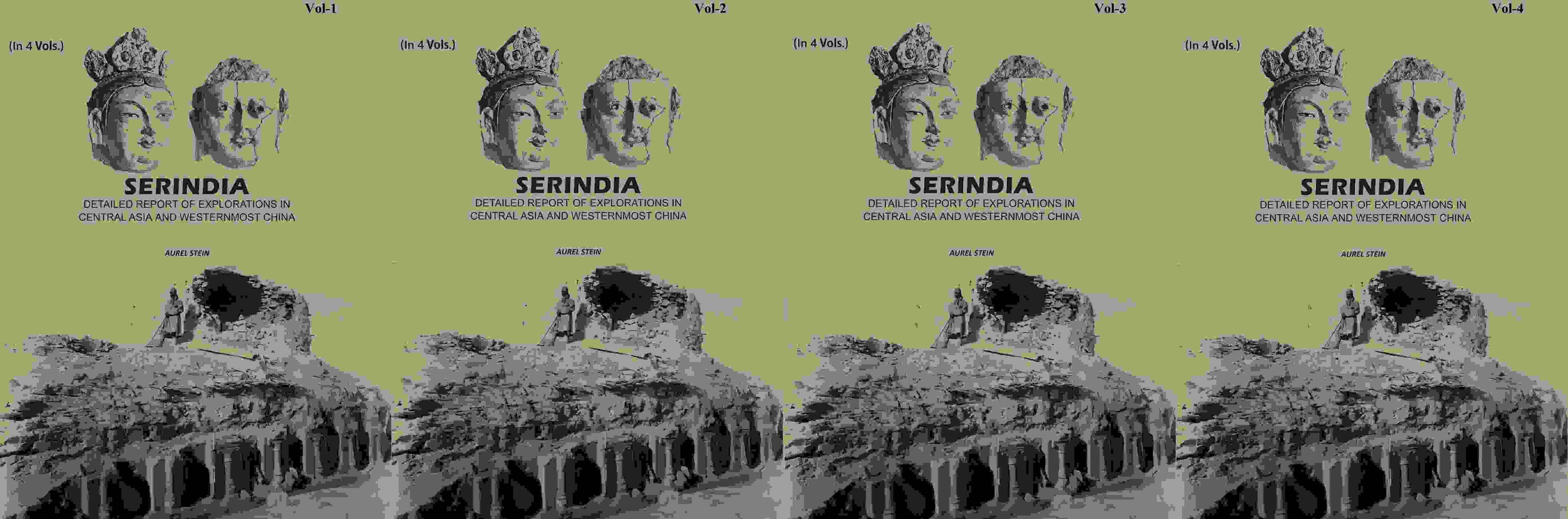Serindia: Detailed report of explorations in Central Asia and westernmost China (4 Vols. Set) - Gyan Books | Grab2Buy