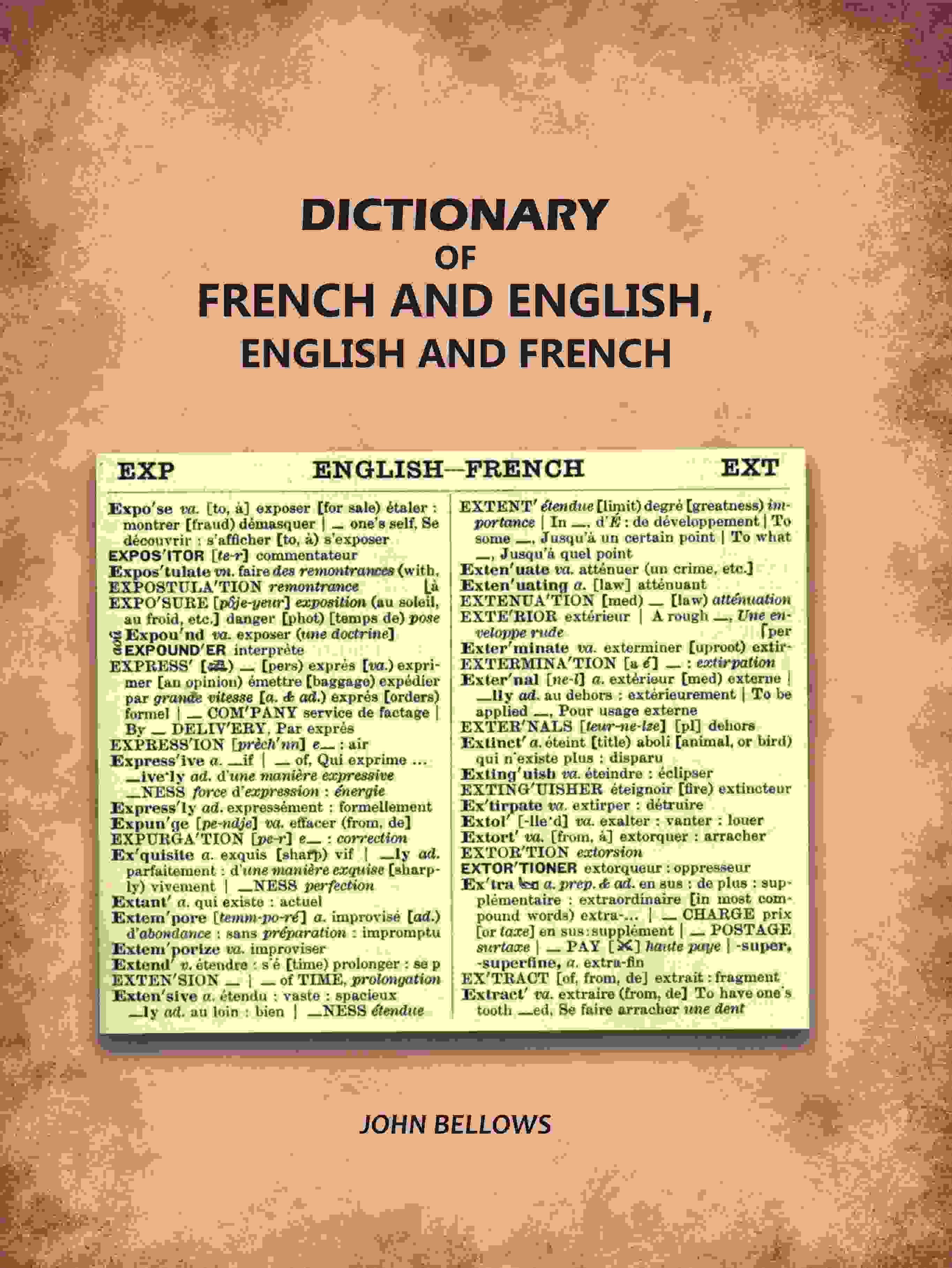 Dictionary of French and English, English and French - Gyan Books