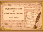 Music manuscript of Anna Maria Fielding - Gyan Books