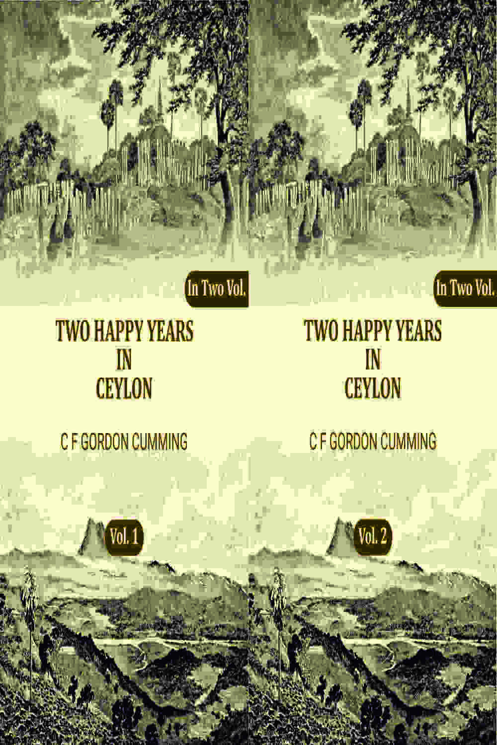Two Happy Years in Ceylon (2 Vols. Set) - Gyan Books