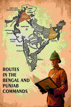 Routes In The Bengal And Punjab Commands - Gyan Books