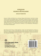 Eurasians of Madras and Malabar Note on Tattooing; Malagasy-Nias-Dravidians; Toda Petition - Gyan Books