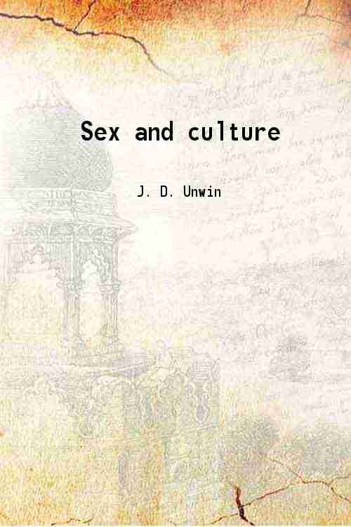 Sex and culture - Gyan Books | Grab2Buy