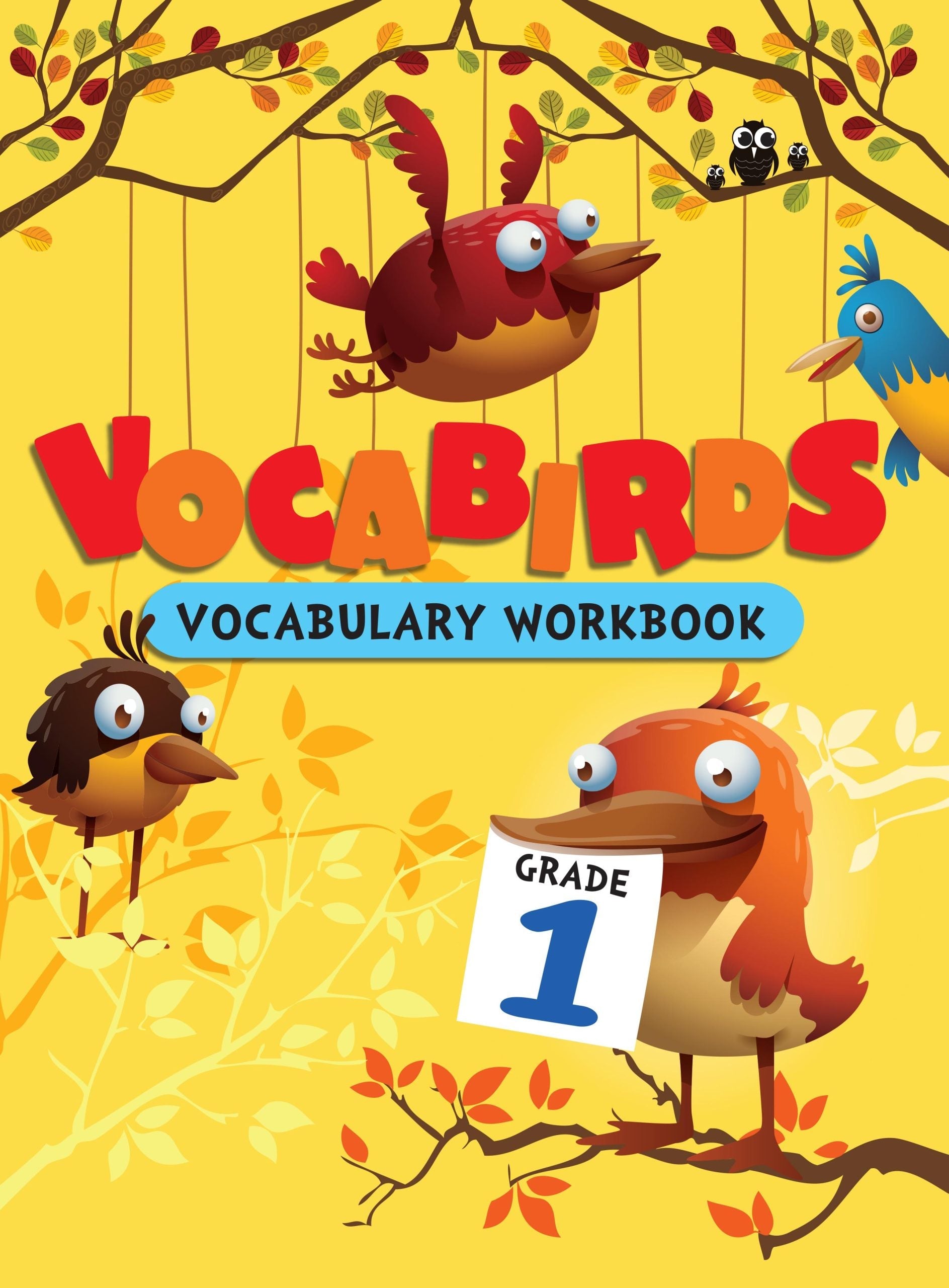 Vocabirds Vocabulary Workbook Grade-1 - Om Books | Grab2Buy