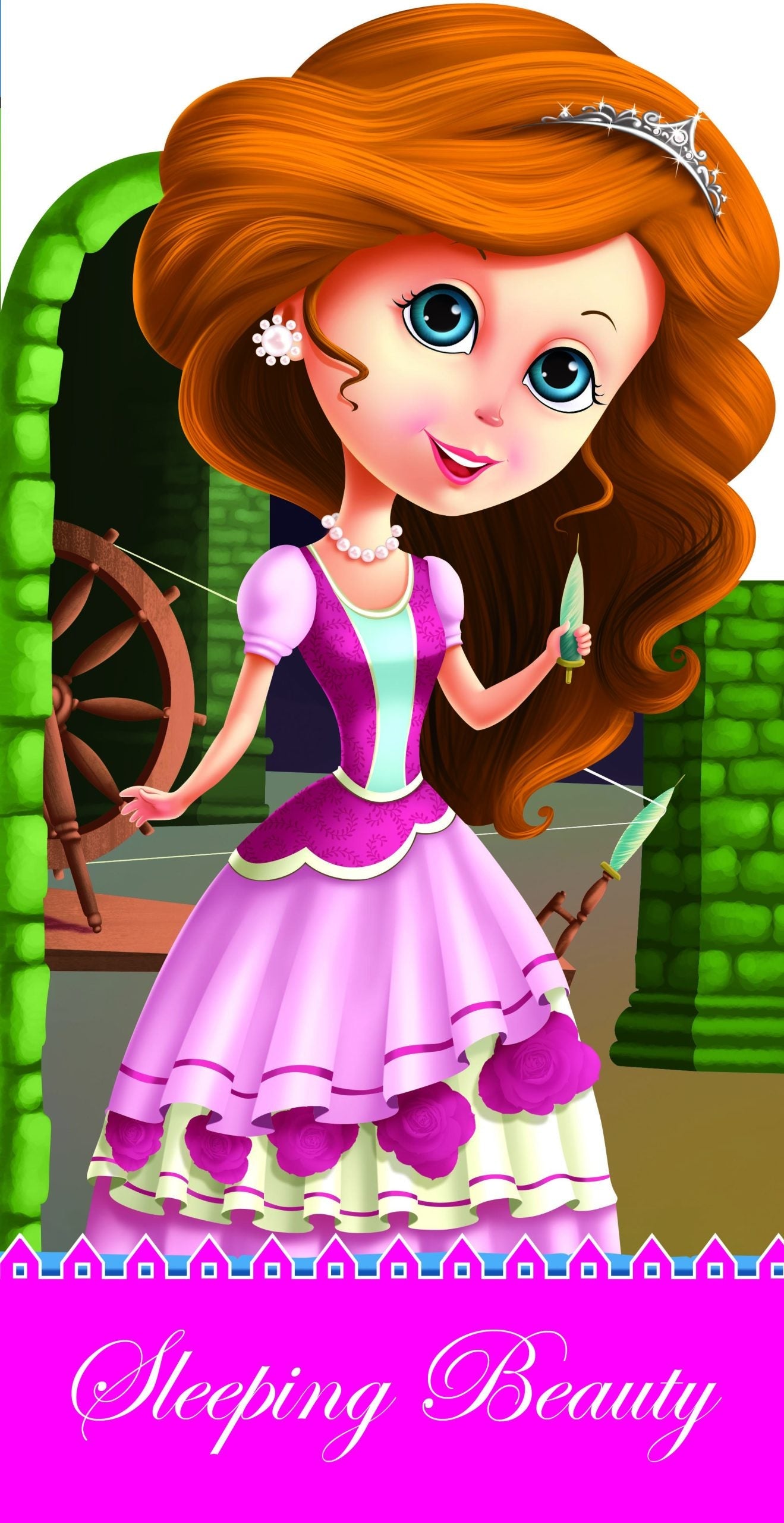 Sleeping Beauty : Cutout Story Book - Om Books | Grab2Buy