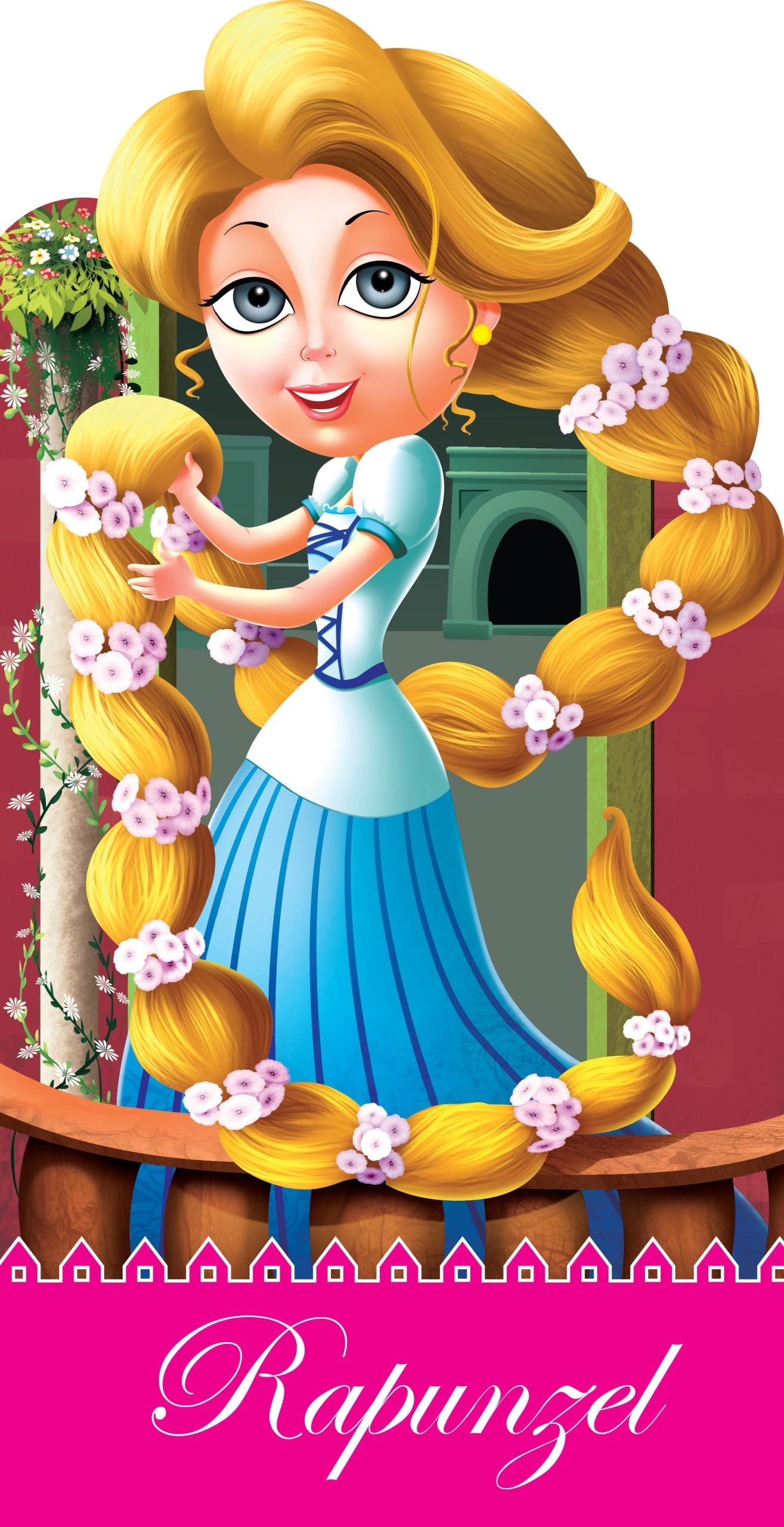 Rapunzel : Cutout Story Book - Om Books | Grab2Buy