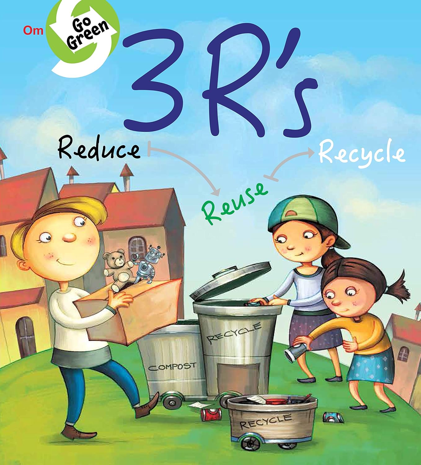 Go Green : 3 R's Reduce Recycle Reuse - Om Books | Grab2Buy