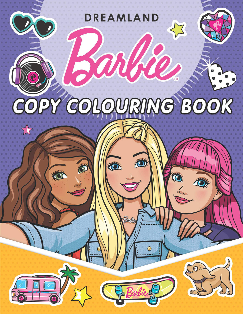Dreamland Publications Barbie Copy Colouring Book | Grab2Buy