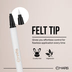 MARS Cosmetics City Stroke Charming Eyes Liquid Eyeliner - 01 White | Grab2Buy