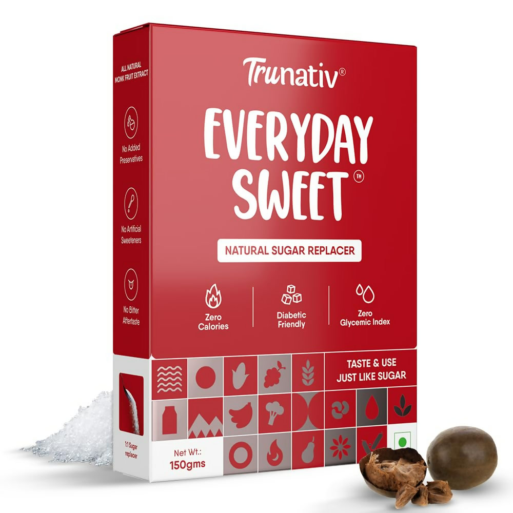 Trunativ Everyday Sweet Monkfruit Sweetener Powder | Swadesiicart
