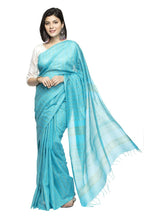 Mominos Fashion Firozi Color Bhagalpuri Saree | Grab2Buy