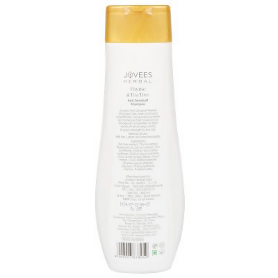 Jovees Thyme & Tea Tree Anti Dandruff Shampoo For All Hair Types | Grab2Buy