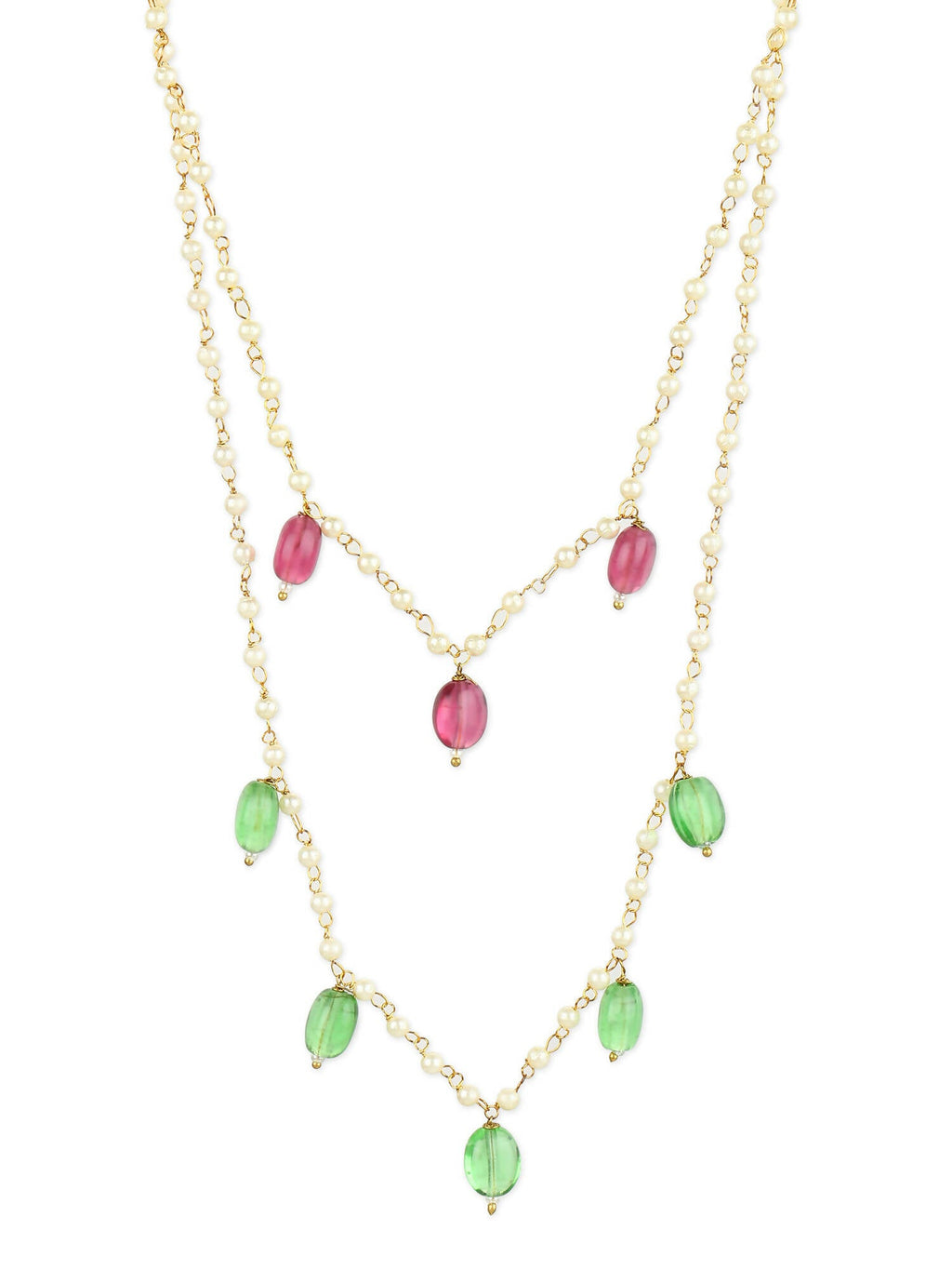 Women's Gold-Polished Necklace - Ruby Raang | Grab2Buy