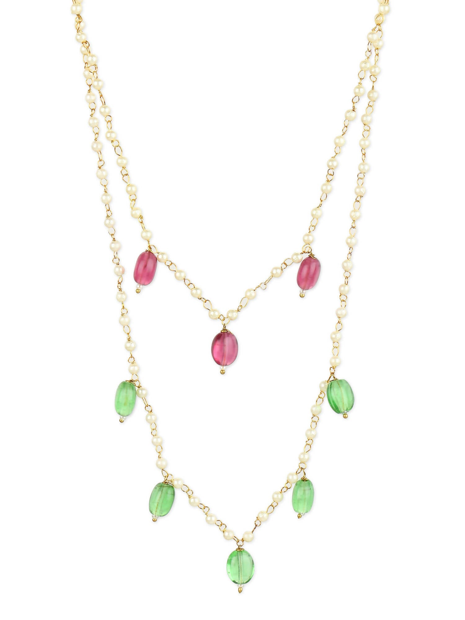 Women's Gold-Polished Necklace - Ruby Raang | Grab2Buy