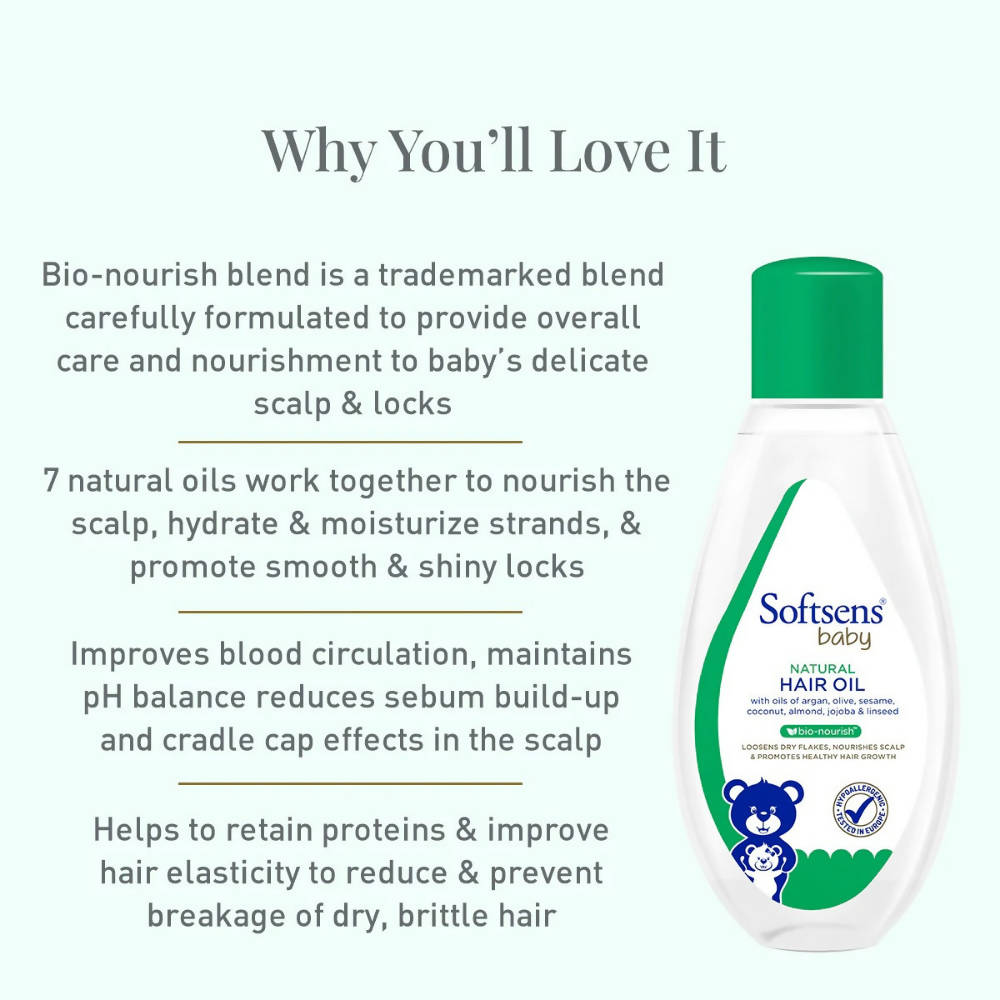Softsens Baby Natural Hair Oil | Grab2Buy