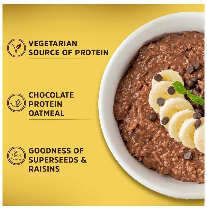 MuscleBlaze MB Fit 22g High Protein Oats - Dark Chocolate | Grab2Buy