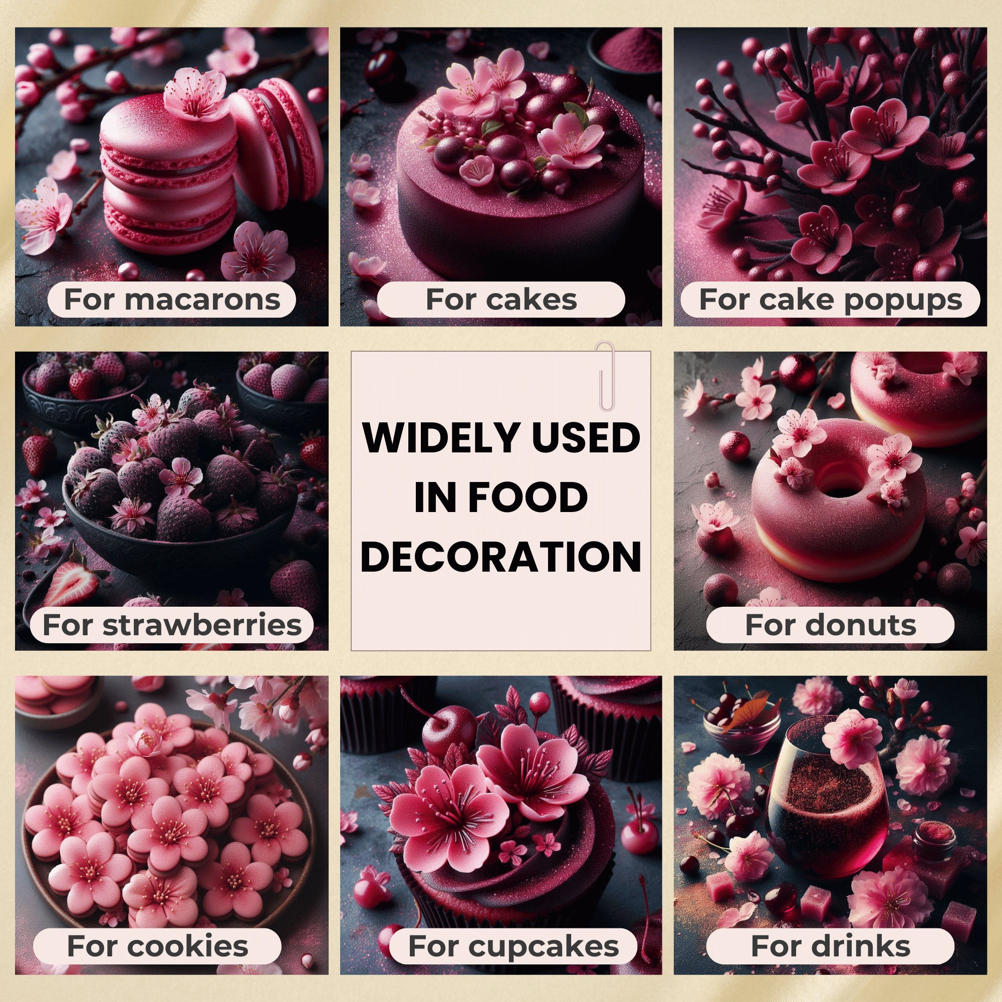 Confect Cherry Blossom Pink | Edible Luster Dust | Grab2Buy