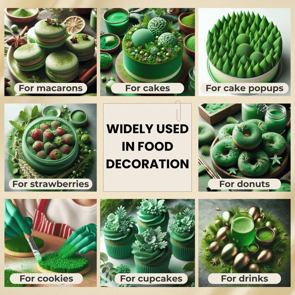 Confect Orchid Green | Edible Luster Dust