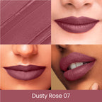 Swiss Beauty Pure Creamy Matte Lipstick - 07 Dusty Rose