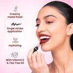 Swiss Beauty Pure Creamy Matte Lipstick - 14 Chilli Red