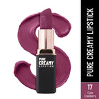 Swiss Beauty Pure Creamy Matte Lipstick - 17 Cute Cranberry