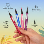 Swiss Beauty Colour Me Bright Sketch Eyeliner - 05 Passion Green