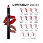 VERYMISS Matte Lip Crayon Lipstick - 12 Syrup Brown | Grab2Buy
