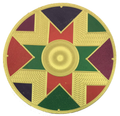 Stickerbazaar Micro Golden Embossing Rangoli Stickers