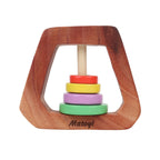 Matoyi 3 Rattle & 3 Teether & Trapezium & Fish For Kids