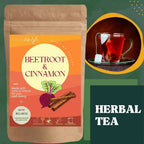 Satvi Wellness Beetroot Cinnamon Tea Bags | Herbal Tea