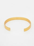 NVR Men Gold Stainless Steel Cuff Bracelet | Grab2Buy