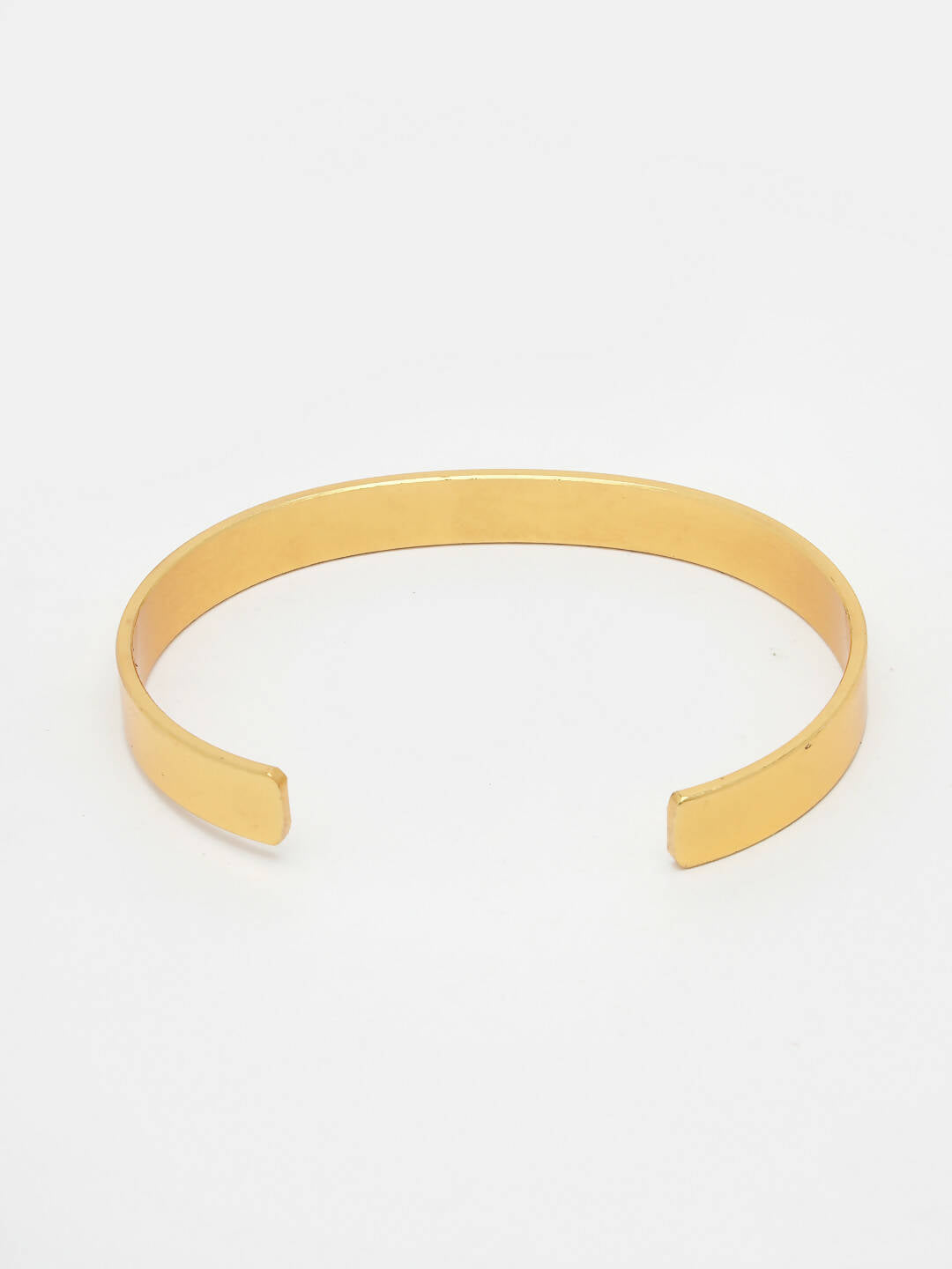 NVR Men Gold Stainless Steel Cuff Bracelet | Grab2Buy
