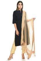 Mominos Fashion Golden Stone Work Dupatta | Grab2Buy